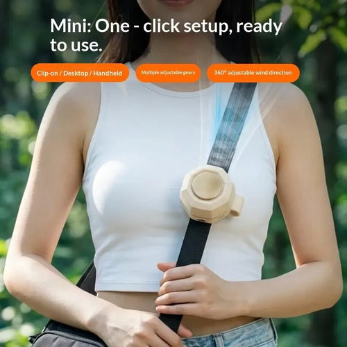 Portable Leafless Handheld Fan