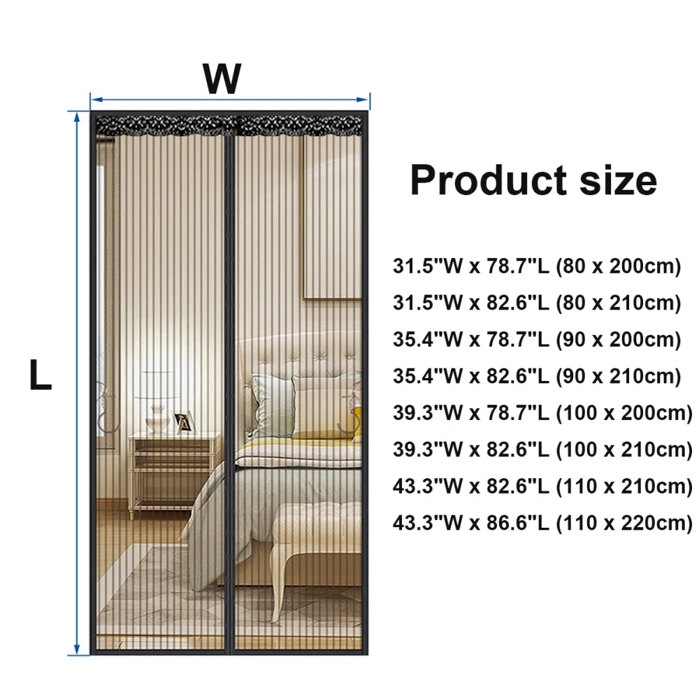 Magnetic Insect Screen Door